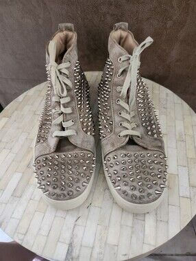 Christian Louboutin Louis Spikes high-top sneakers size 45